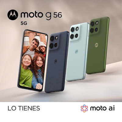 Imagen 2 del producto Motorola Moto G56 8+256GB Azul