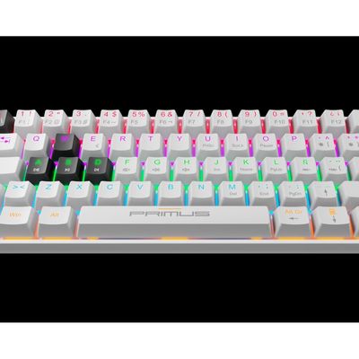 Imagen 2 del producto Primus Gaming Keyboard Wired Ballista 61T USB Spanish White-Red switch
