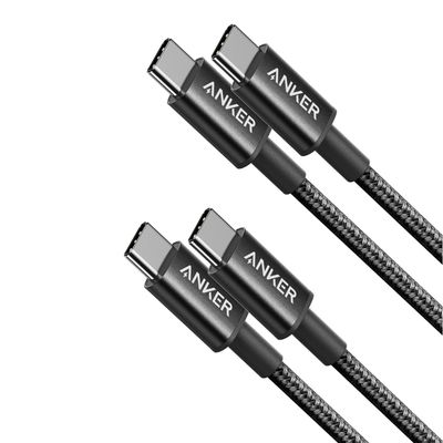 Imagen 1 del producto Cable USB-C a USB-C Anker Carga Rápida 60W 1m Negro