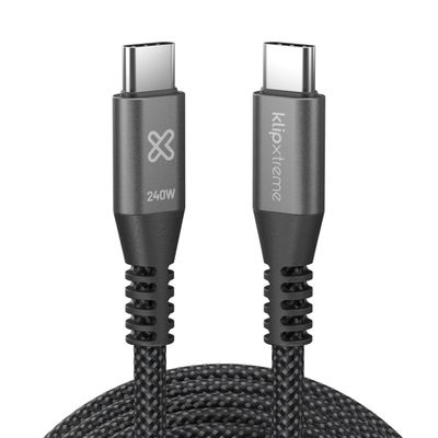 Imagen 2 del producto Klip Xtreme Cable Trenzado USB-C PowerGo 750 240W 3m
