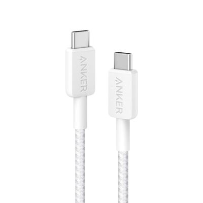 Cable Anker 322 USB-C a USB-C 1.8m 6ft Braided - White