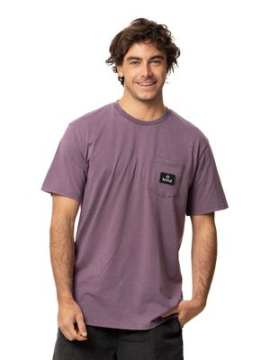 Polera Kivül Hombre Pocket Morado
