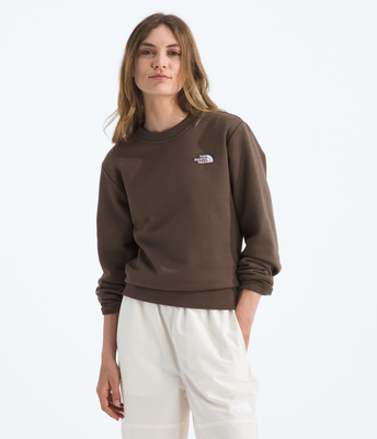 Imagen 2 del producto Poleron Evo Simple Dome Crew Mujer Café