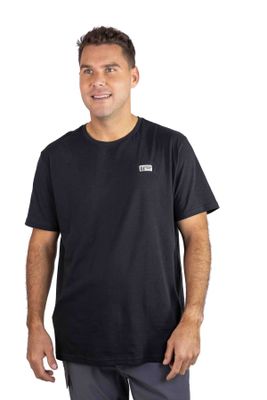 Polera Marmot Hombre Chest Label Tee Negro