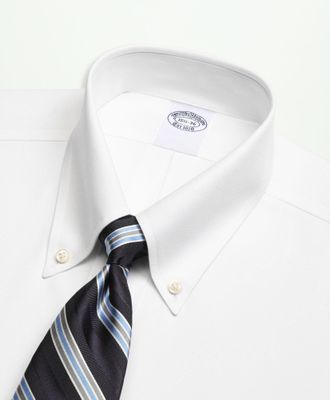 Imagen 2 del producto Camisa Cotton Pinpoint Slim Non-Iron Down Blanco