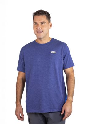 Polera Marmot Hombre Chest Vintage Label Tee Azul