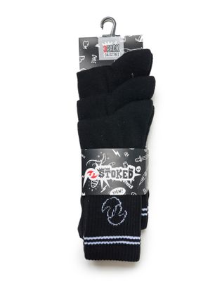 Imagen 2 del producto Calcetines Stoked Unisex Tripack Negro