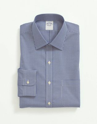 Imagen 2 del producto Camisa Brooks Brothers Hombre Sppt Ain Slim - Gingham Azul