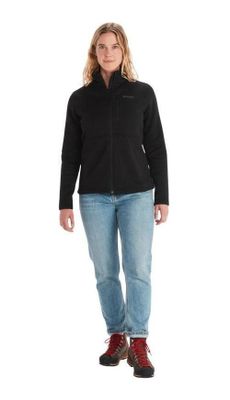 Polar Marmot Mujer Drop Line Jacket Negro