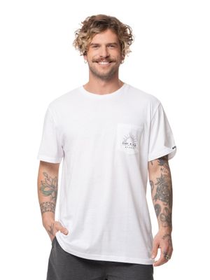 Polera Stoked Hombre Calm Blanco