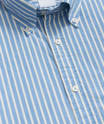Imagen 2 del producto Camisa Brooks Brothers Hombre Ni Frdy Poplin Bengal Stripe Reg Azul