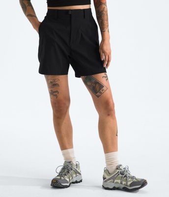 Short The North Face Mujer De Trekking Basin Negro