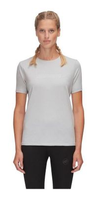 Polera Mammut Mujer Core T-shirt Logo Gris