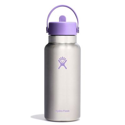 Botella Hydroflask Boca Ancha Y Bombilla 943Ml Violeta V25