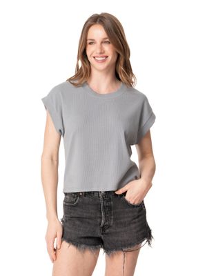 Polera Stoked Mujer Bambu Gris