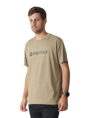 Imagen 2 del producto Polera Marmot Hombre Logo Tee Café