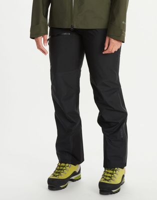 Pantalones Marmot Mujer Impermeables Mitre Peak Gtx Negro