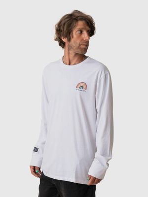 Imagen 2 del producto Polera Stoked Hombre Rainbow Ml Blanco