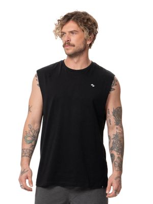 Polera Stoked Hombre Reel Negro
