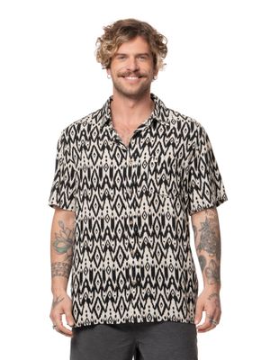 Camisa Stoked Hombre Hooks Gris