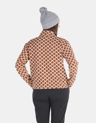 Imagen 2 del producto Polar Marmot Mujer W Heavyweight Drop Line Printed Half Zip Naranja