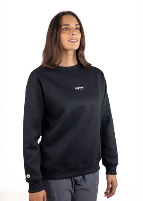 Imagen 2 del producto Polerón Marmot Mujer Mini Logo Crew Negro