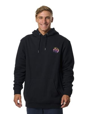 Polerón Stoked Hombre Art Logo Negro