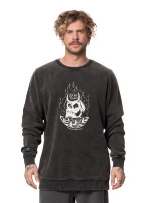 Imagen 2 del producto Polerón Stoked Hombre Arte Negro