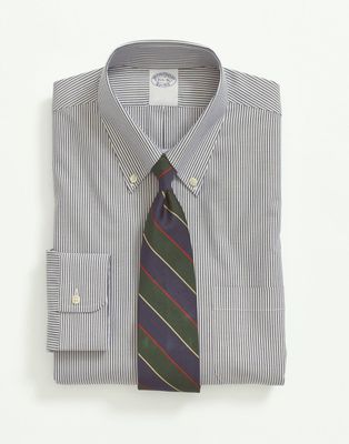 Camisa Brooks Brothers Hombre Sppt Pbd Reg Candy Stp Azul