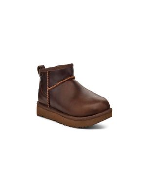 Imagen 2 del producto Botas Ugg Mujer Classic Ultra Mini Lthr Regen Café