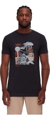 Polera Mammut Hombre Manga Corta Massone Rocks Negro