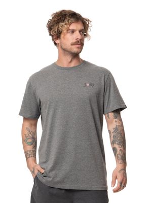 Polera Stoked Hombre Smile Gris