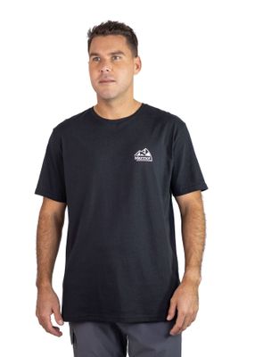 Polera Marmot Hombre Retro Logo Tee Negro
