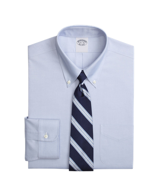 Camisa Pinpoint Slim Non-Iron Azul