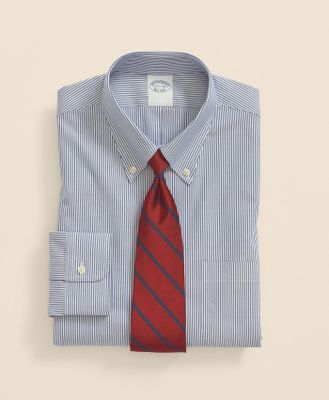 Imagen 2 del producto Camisa Brooks Brothers Hombre Sppt Pbd Slim Candy Stp Azul