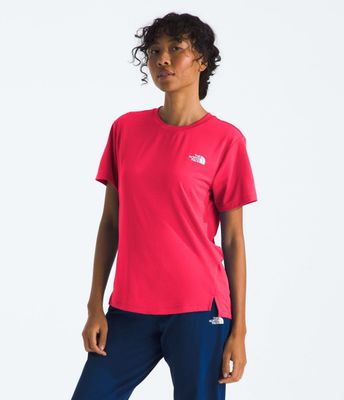 Polera The North Face Mujer Deportiva Flex S/S Rojo