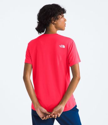 Imagen 2 del producto Polera The North Face Mujer Deportiva Flex S/S Rojo