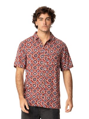 Camisa Kivül Hombre Carzo Naranjo