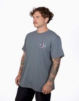 Imagen 2 del producto Polera Stoked Hombre Shark Gris