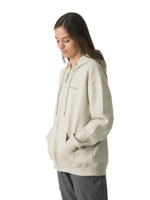 Imagen 2 del producto Polerón Marmot Mujer Chest Logo Fullzip Gris