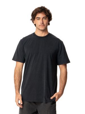Polera Kivül Hombre Parche Negro