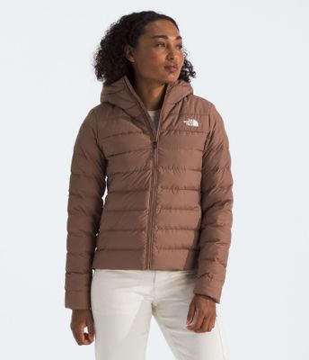 Chaqueta TNF Mujer De Pluma Aconcagua 3 Hoodie Café
