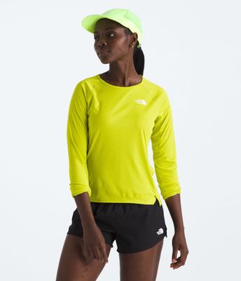 Polera TNF Mujer Deportiva Manga Larga Sunriser L/S Amarillo