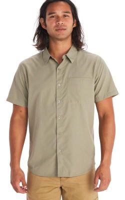Camisa Marmot Hombre Aerobora Ss Verde