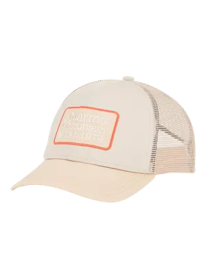 Jockey Hombre Marmot Retro Trucker Hat Crema