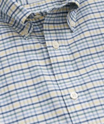 Imagen 2 del producto Camisa Brooks Brothers Hombre Ni Oxf Tattersall Reg Azul