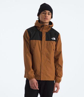 Chaqueta Impermeable Antora Hombre Cafe/Negro