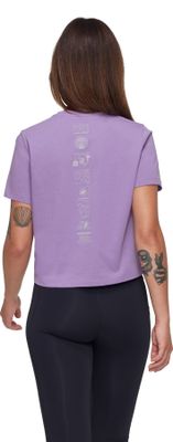 Imagen 2 del producto Polera Mammut Mujer Massone Cropped Emblems Morado