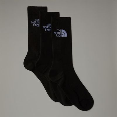 Imagen 1 del producto Pack 3-Calcetines The North Face Multi Sport Cush Crew Negro.