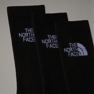 Imagen 2 del producto Pack 3-Calcetines The North Face Multi Sport Cush Crew Negro.